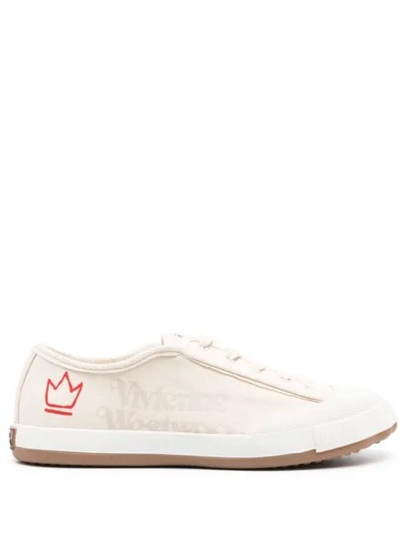 Vivienne Westwood кроссовки с логотипом, нейтральный цвет