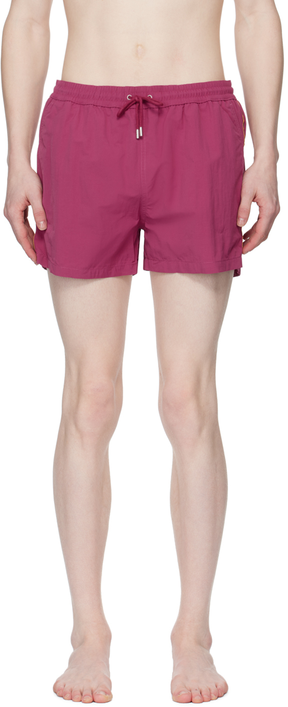 Пурпурные шорты для плавания в полоску Artist Paul Smith