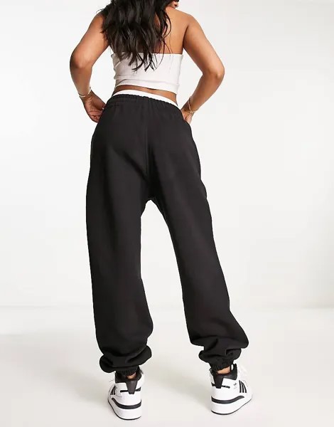 Adidas Originals – Черные спортивные штаны