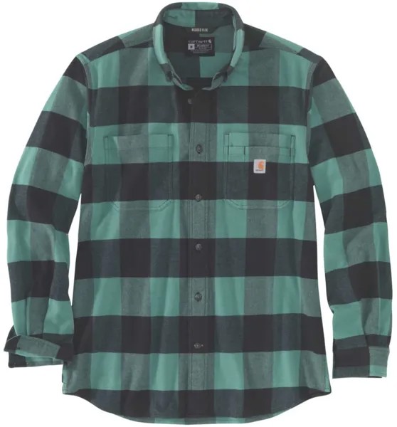 Рубашка Carhartt Midweight Flannel Plaid, зеленый