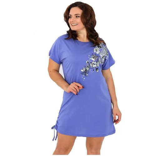 Сорочка  Натали, размер 62, синий