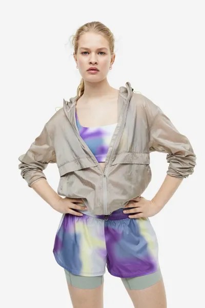 Двухслойные шорты для бега DryMove H&M
