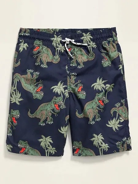 NWT Old Navy Island Dinosaurs Palm Trees Плавки-шорты для мальчиков L XL