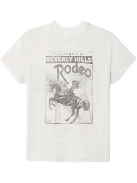 RE/DONE футболка Rodeo Drive 70-х, нейтральный цвет