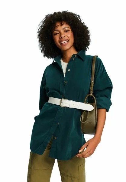 Блузка-рубашка Esprit, цвет emerald green