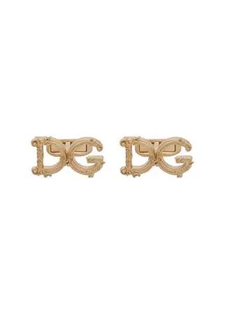 Dolce & Gabbana запонки в виде логотипа DG