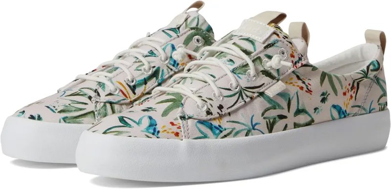 Кроссовки Kickback Leather Slip On Keds, цвет Beige/Multi Island Print