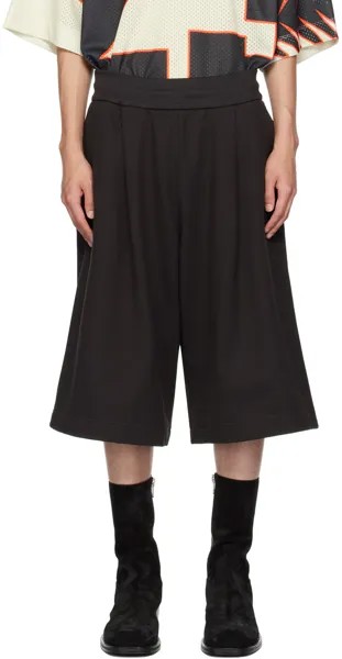 Черные шорты на резинке Dries Van Noten