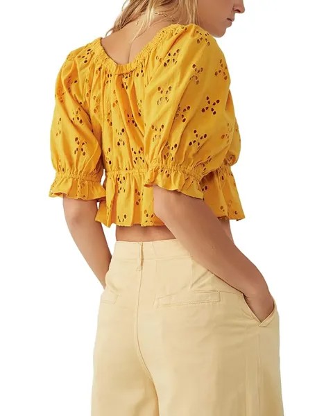 Топ Free People Gardenia Top, цвет Golden Girl