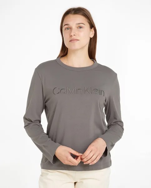 Женская пижама с длинными рукавами Calvin Klein, серый