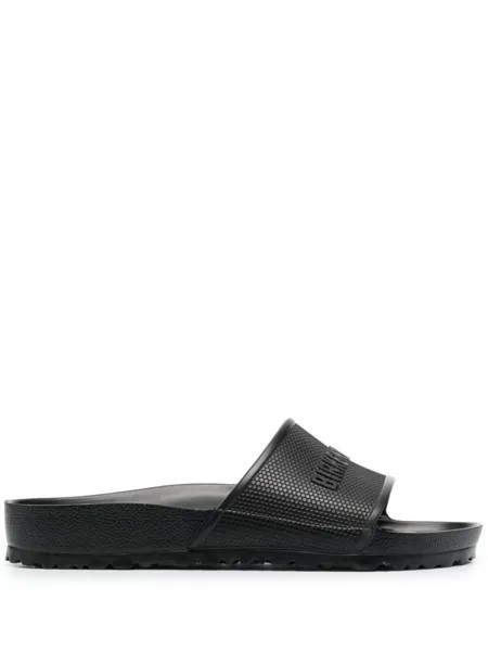 Birkenstock шлепанцы Barbados Eva с тисненым логотипом, черный
