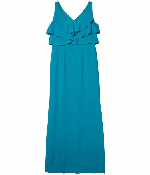 Платье Adrianna Papell, Ruffle Crepe Gown