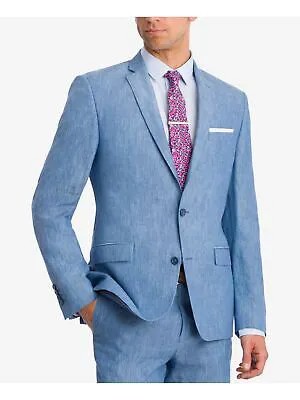 Мужской однобортный приталенный костюм BAR III с синей подкладкой, отдельный пиджак, пиджак 46R