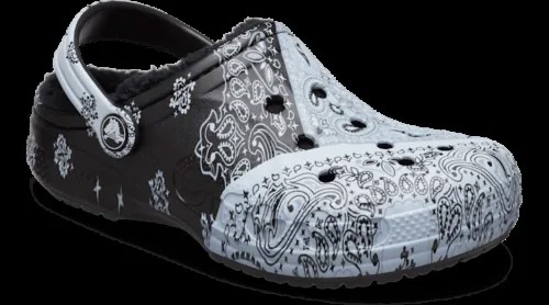 Детские сабо Crocs на подкладке с принтом Baya