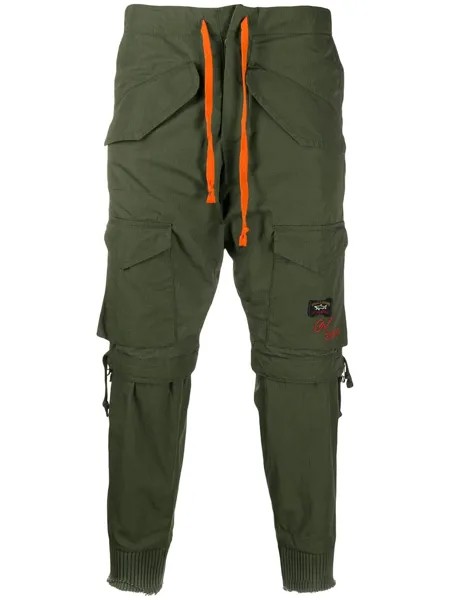 Greg Lauren X Paul & Shark брюки карго