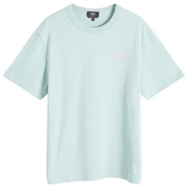 Футболка A.P.C. Small Vpc Logo T-Shirt, цвет Anthracite Marl & White