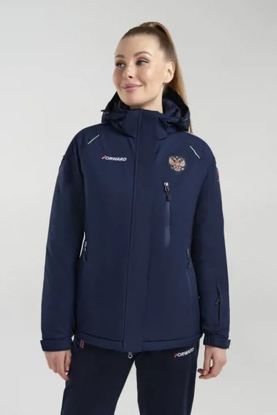 Спортивная куртка женская Forward w03110g-nn222 синяя 3XS