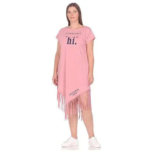 Платье  S-Family, размер 48/50, розовый