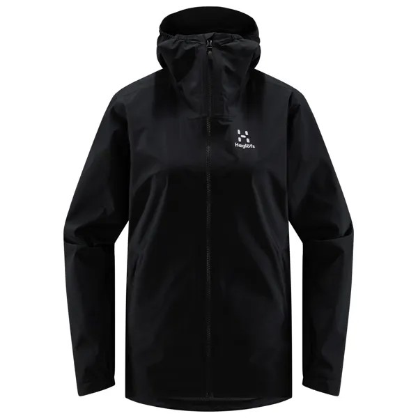 Дождевик Haglöfs Women's Korp Proof, цвет True Black