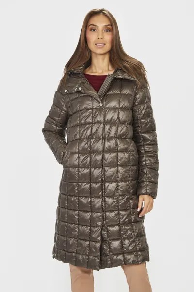 Утепленное пальто женское Baon B041545 хаки XS