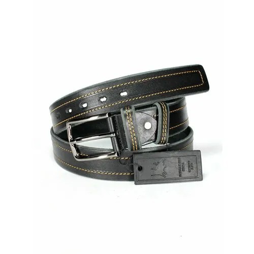 Ремень PREMIUM BELT, размер 120, черный