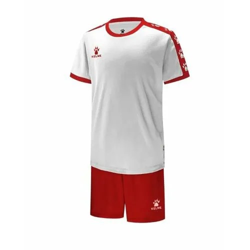 Форма спортивная Kelme, размер 160-2XS, белый/красный