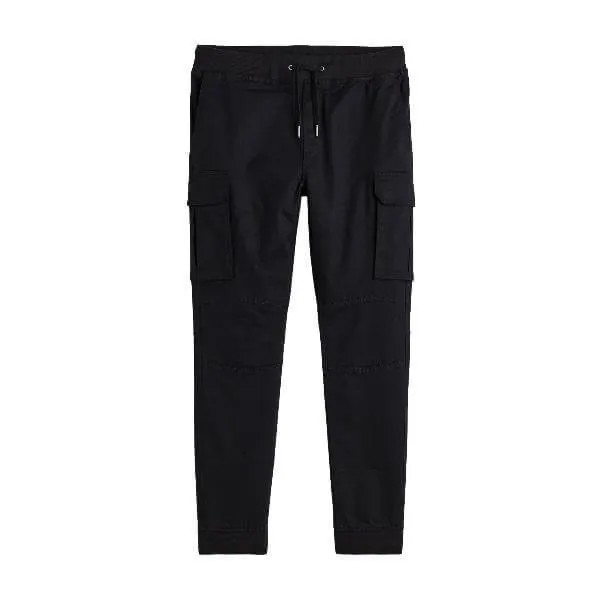 Брюки-джоггеры H&M Skinny Fit Cargo Joggers, черный