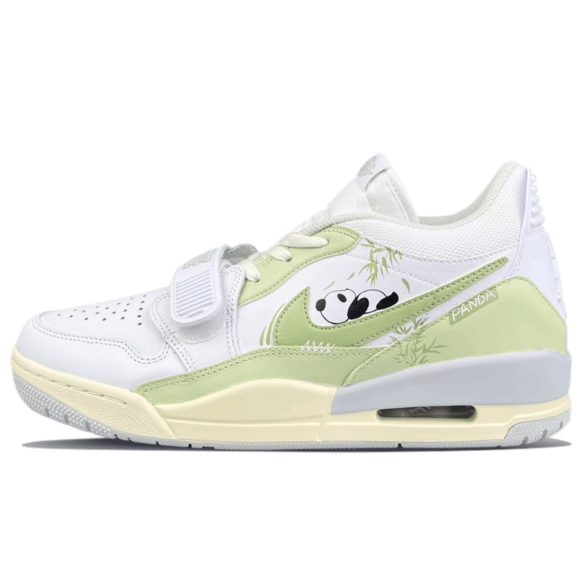 Кроссовки Jordan Legacy 312 Vintage Basketball Shoes Men Low-top White/green, светло-зеленый