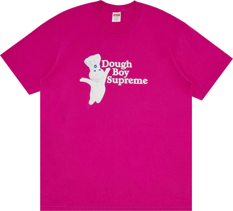 Футболка Supreme Doughboy Tee 'Magenta', розовый