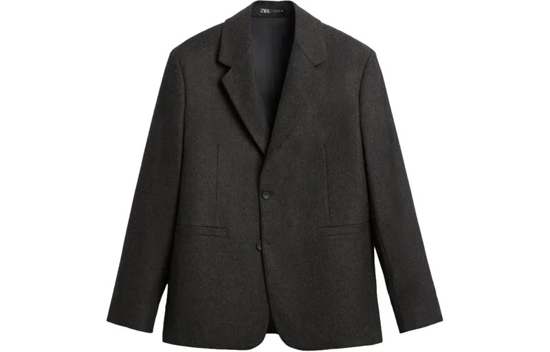 Деловой костюм мужской коричневый Zara, коричневый