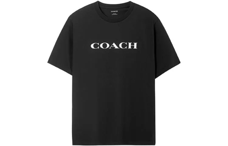 Футболка Coach Essential из органического хлопка, Черный