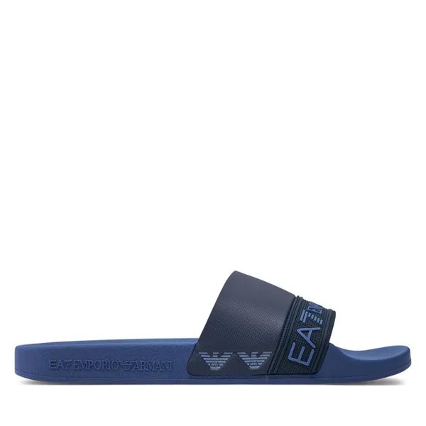 Шлепанцы EA7 Emporio Armani XCP011 XK277 T618 Marlin+Black Iris, черный