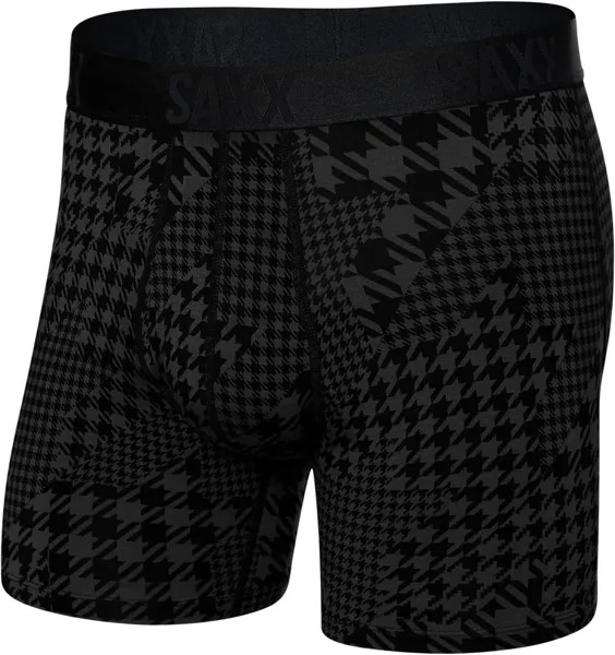 Шелковые трусы-боксеры 22-го века SAXX UNDERWEAR, цвет Dogstooth Camo/Black