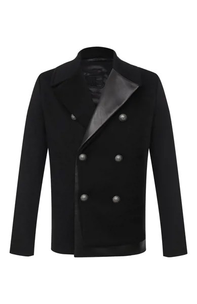 Комбинированное пальто Balmain