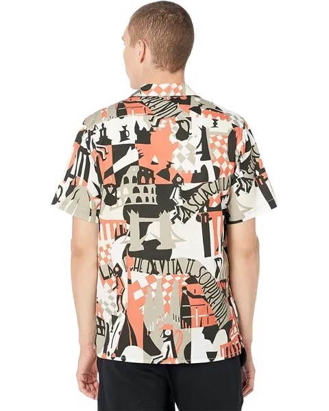 Рубашка Paul Smith Souvenir Short Sleeve Shirt, красный