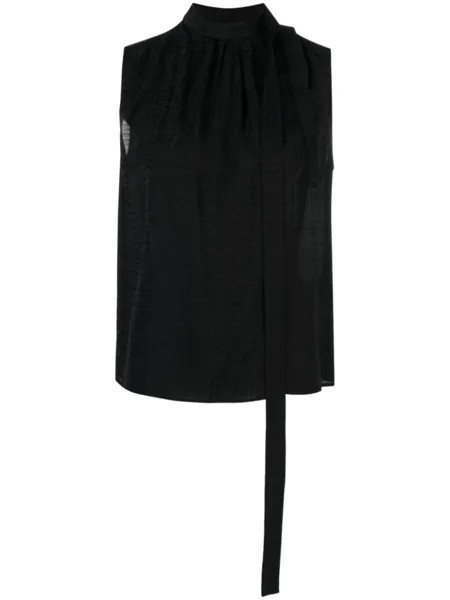 Givenchy жаккардовая блузка, черный