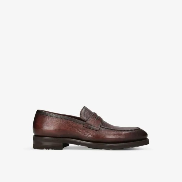 Лоферы из шагреневой кожи Magnanni, коричневый