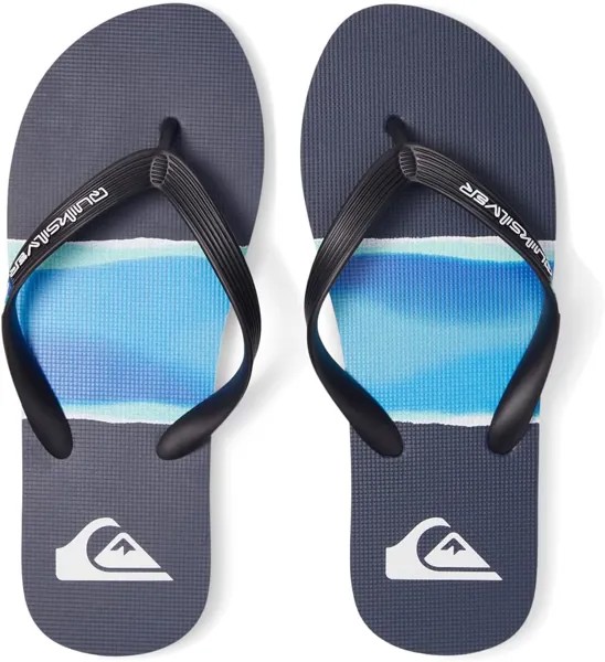 Сандалии Quiksilver Molokai Print, цвет (Airbrushed) Blue 1
