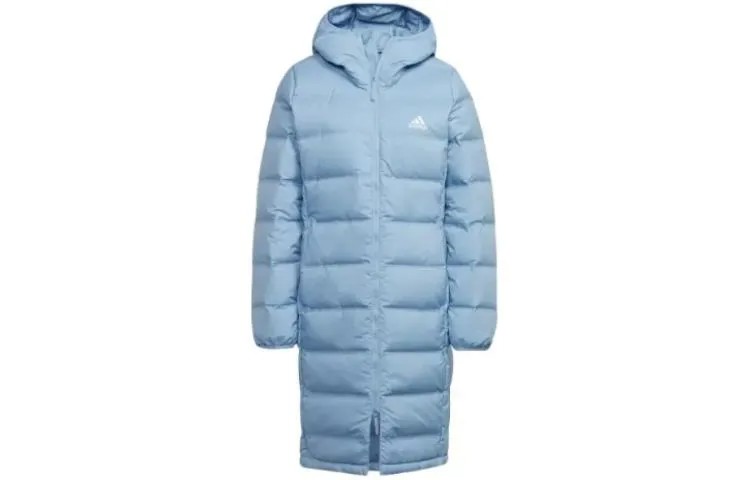 Пуховик женский синий Adidas