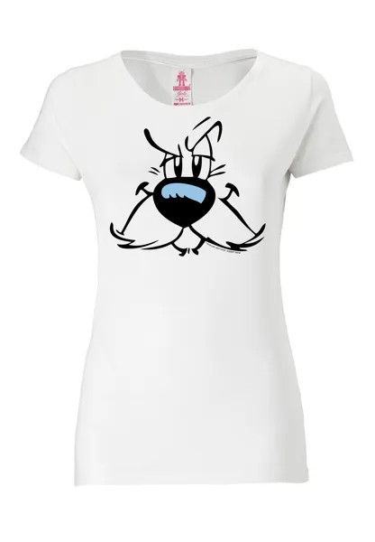 Футболка Logoshirt Idefix Faces Asterix, цвет altweiss