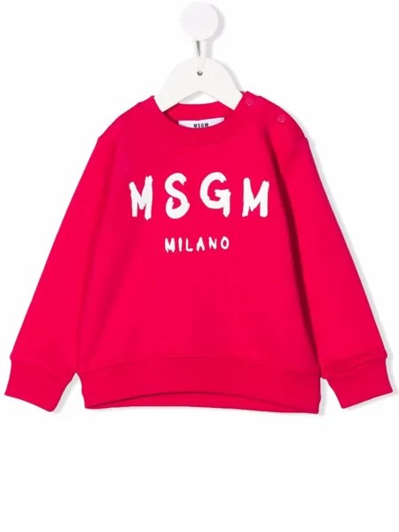 MSGM Kids толстовка с логотипом