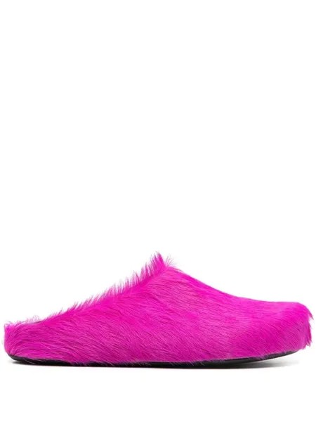 Marni слиперы Fussbett Sabot, розовый