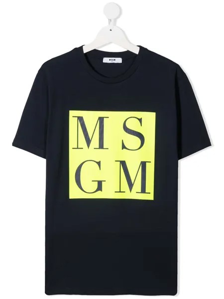 MSGM Kids футболка с логотипом
