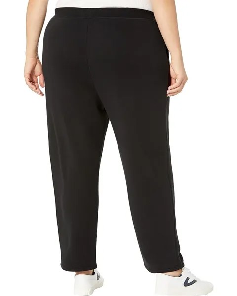Брюки Madewell Plus MWL Airyterry Stitched-Pocket Tapered Sweatpants, реальный черный