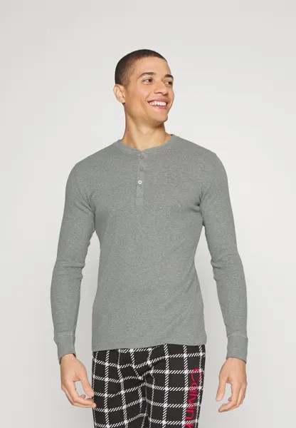 Рубашка для сна LONG SLEEVE HENLEY Levi's, серый
