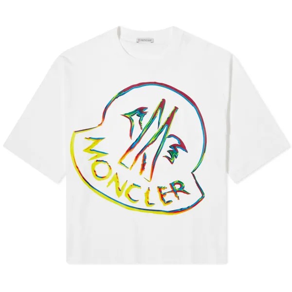 Футболка Moncler Rainbow Logo Tee