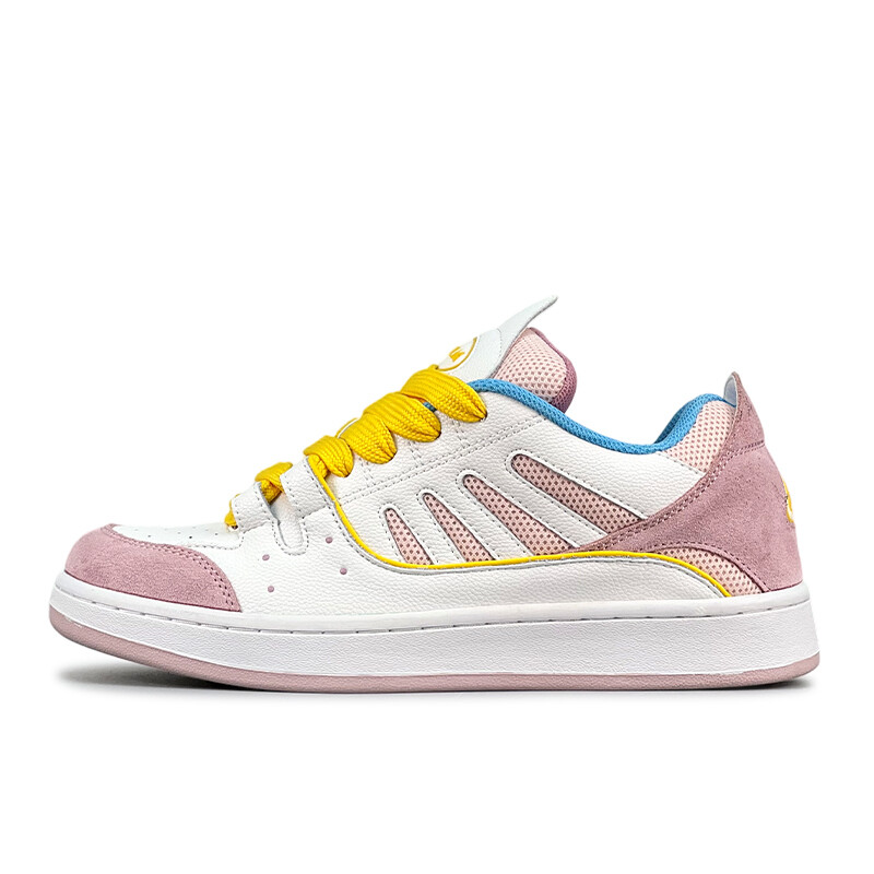 Кроссовки LuzaoT SUPER DRAG Stylish Skateboarding Shoes Unisex Low-top White/yellow, зеленый