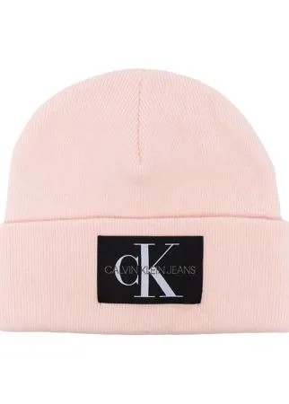 Calvin Klein шапка бини с нашивкой-логотипом
