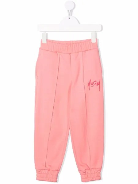 MSGM Kids спортивные брюки с логотипом
