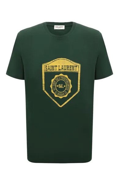 Хлопковая футболка Saint Laurent